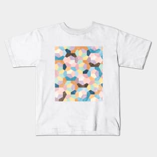 Honeycomb Pastels #001 Kids T-Shirt